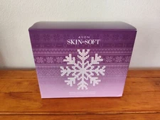 Avon Skin So Soft Box Set Winter Lavender 11.8Oz Body Wash 6.7Oz. Body Butter 