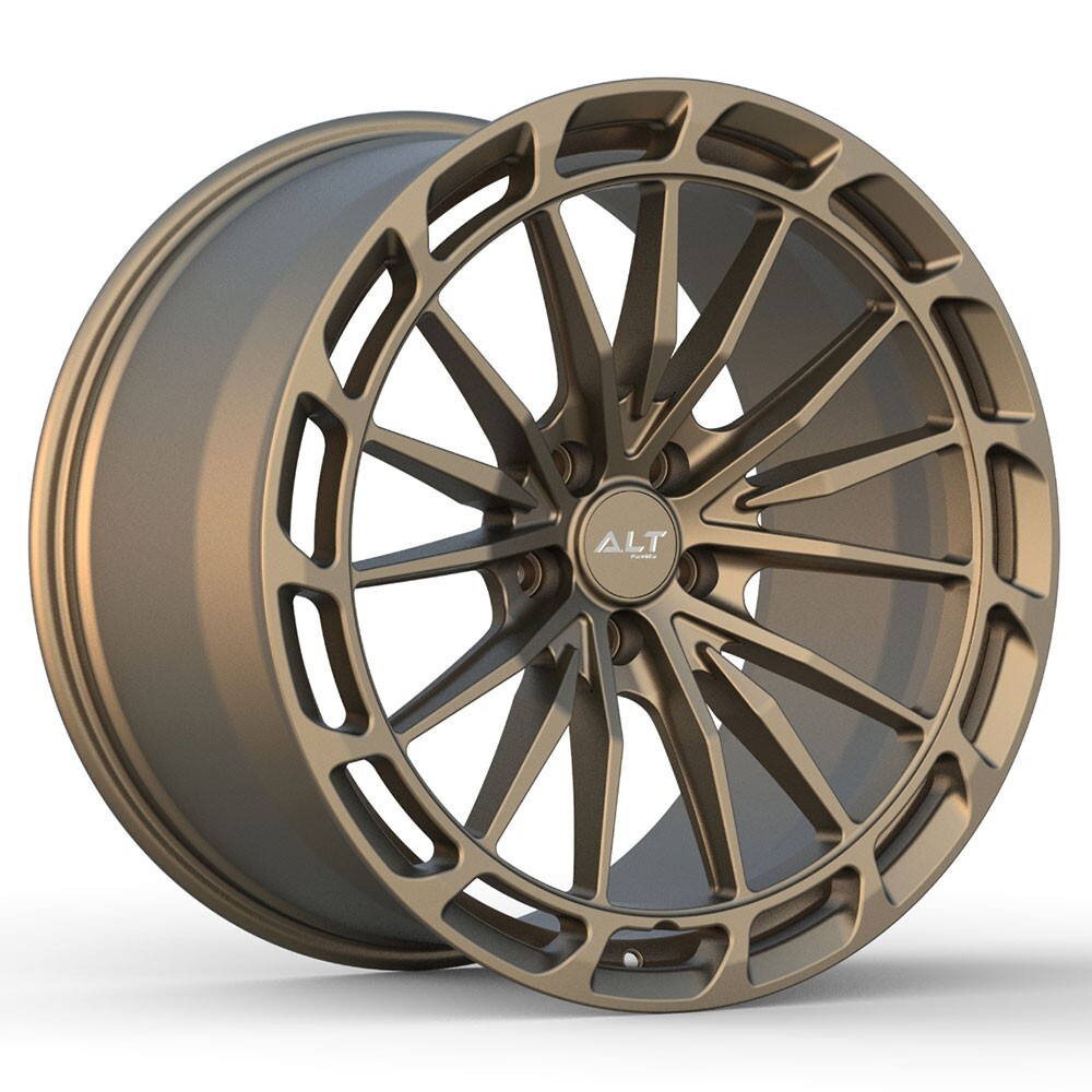 20" 21" ALT RSL-8 Lip Series Forged Satin Bronze Wheels for McLaren 720S 2016-23
