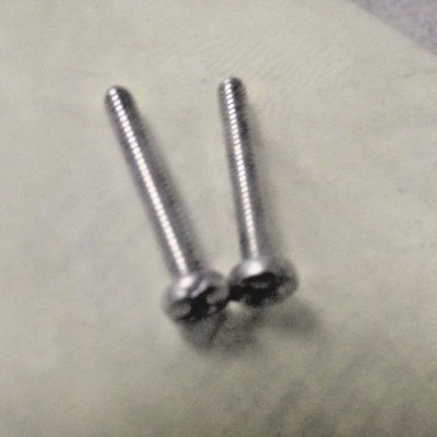 M2-0.40mm x 14mm Machine Screw, Pan Head, Plain Finish, A2 Stainless, 100pk (K)