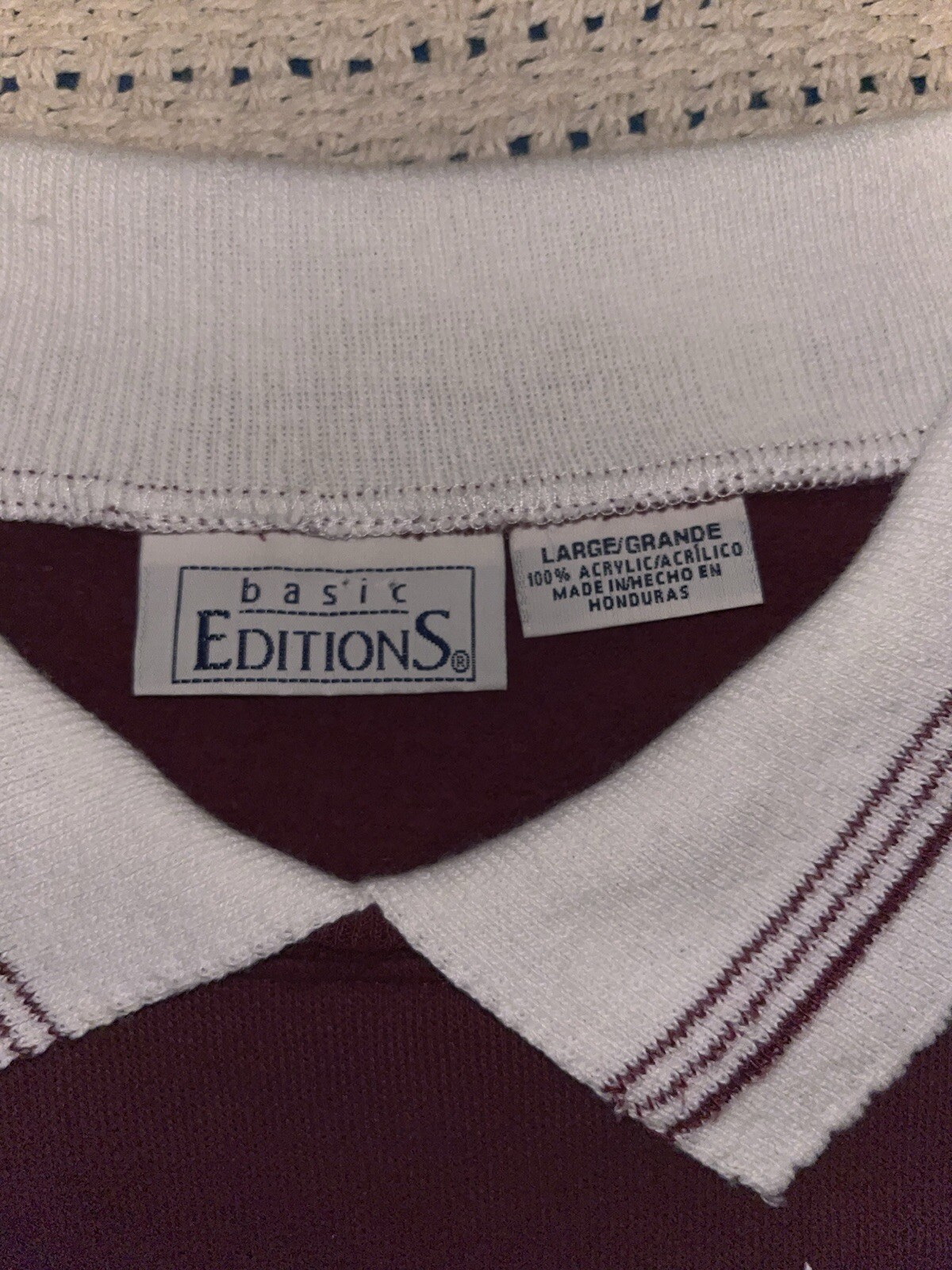 VTG 90's Basic Editions Teddy Bear Large Collared… - image 5