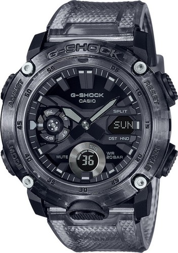 Casio G-Shock GA2000SKE-8A Transparent Grey Analog Digital Watch - Picture 2 of 7