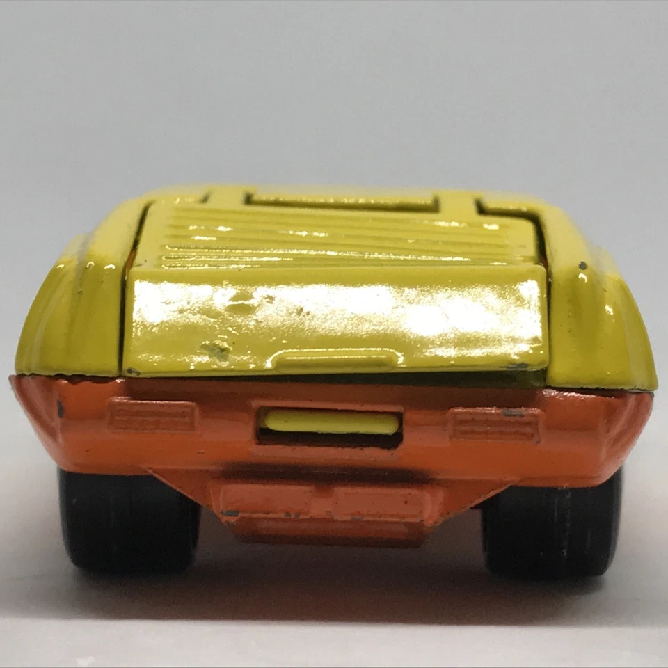 Lesney Matchbox Superfast Datsun 126X No. 33 1973 amarillo/naranja - Inglaterra con caja Foto 3 de 4