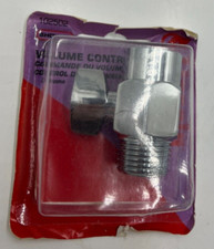 QTY 3 Lincoln Volume Control, Brass Body, Chrome-Plated 102502 762502