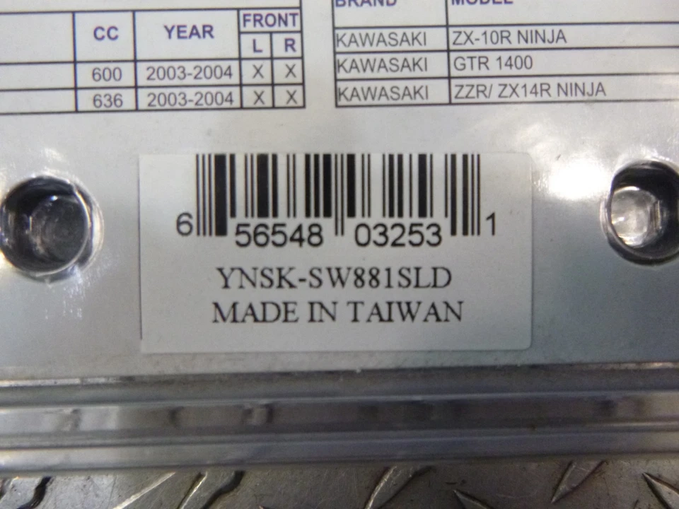 Rotor de disco de freno delantero izquierdo BMW S1000RR 2010-2017 hecho en EE. UU. Billet acero nuevo Foto 3 de 3