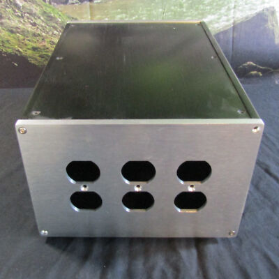 Aluminum Enclosure DIY Case / PSU Chassis Power Supply Box