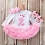 thumbnail 22 - 3PCS Toddler Baby Girls Birthday Party Dress Outfits Romper Tutu Dress Shoes Set
