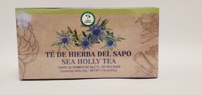 Sea Holly Tea/Te de Hierba del Sapo 25 Tea bags per Bx  1.76Oz High Supreme