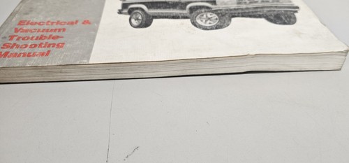 GENUINE FORD OEM 1990 Ranger Bronco II Electrical Wiring Vacuum Diagram Manual - Picture 2 of 11