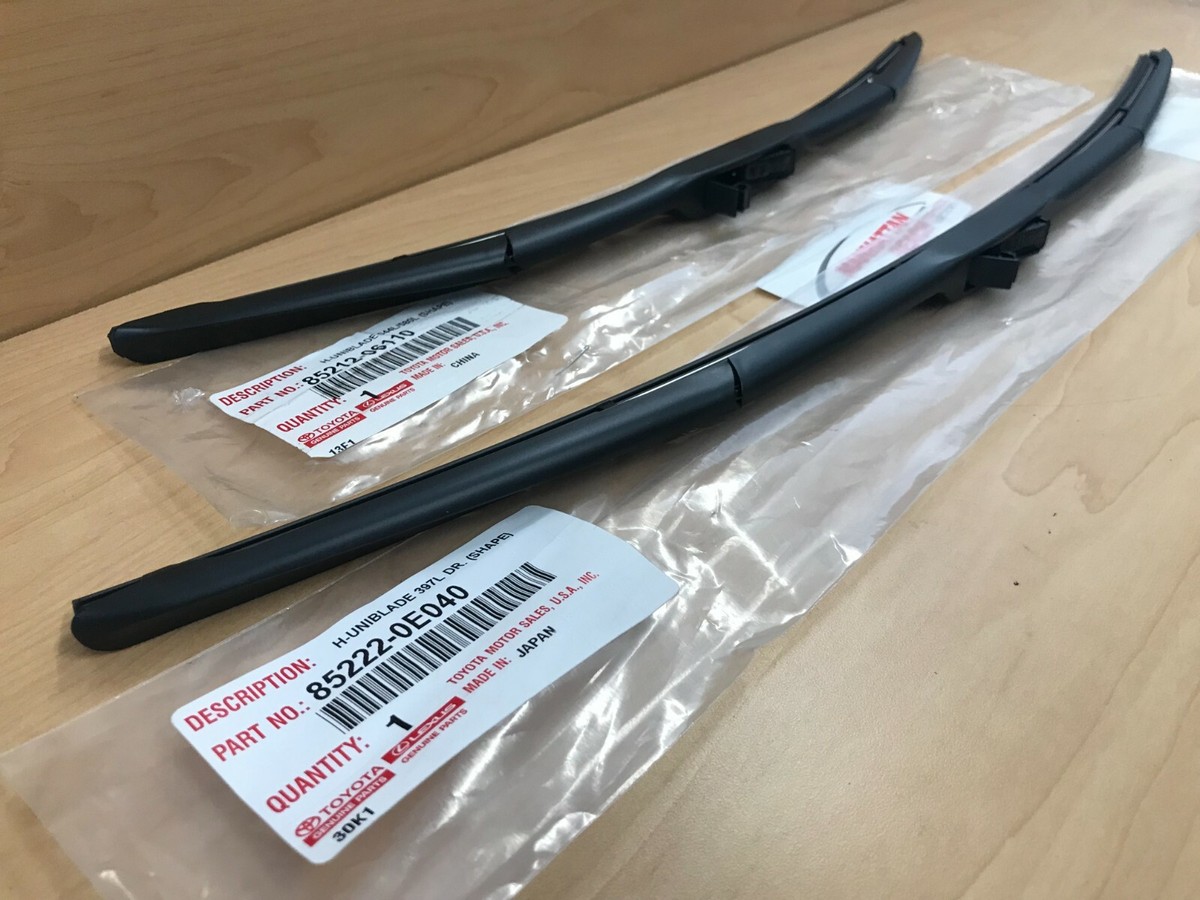 08-13 HIGHLANDER Front Wiper Blade Set NEW genuine Toyota