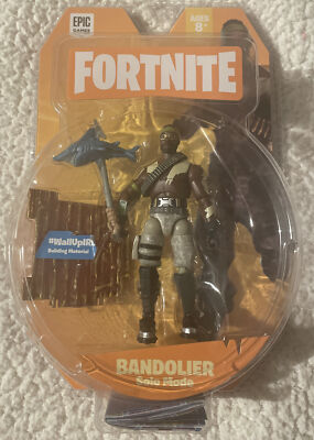 Fortnite Bandolier Solo Mode 4'' Action Figure Epic Games NEW SEALED