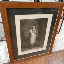 Antique 1800 Engraving Shakespeare Macbeth Act 1 Scene 5 Westall Painting Parker