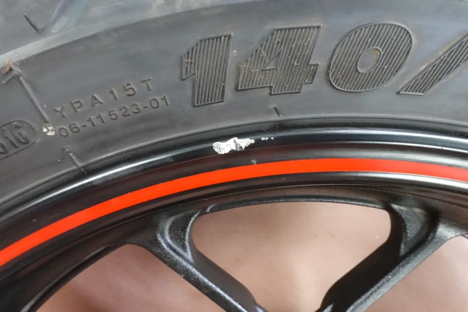 2016 15-18 Yamaha R3 YZF-R3 YZFR3 REAR MICHELIN TIRE RIM WHEEL 140/70 - 17 - Image 2 of 4