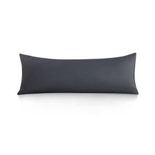 Oubonun Premium Body Pillowcase Long Pillow Cover 100% Cotton 21"x54" 1 Pc Grey