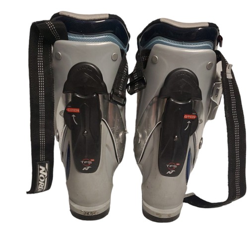 Nordica Smartech Ski Boots Size 24.5 10W Silver Gray 240 245 285mm - Picture 3 of 7