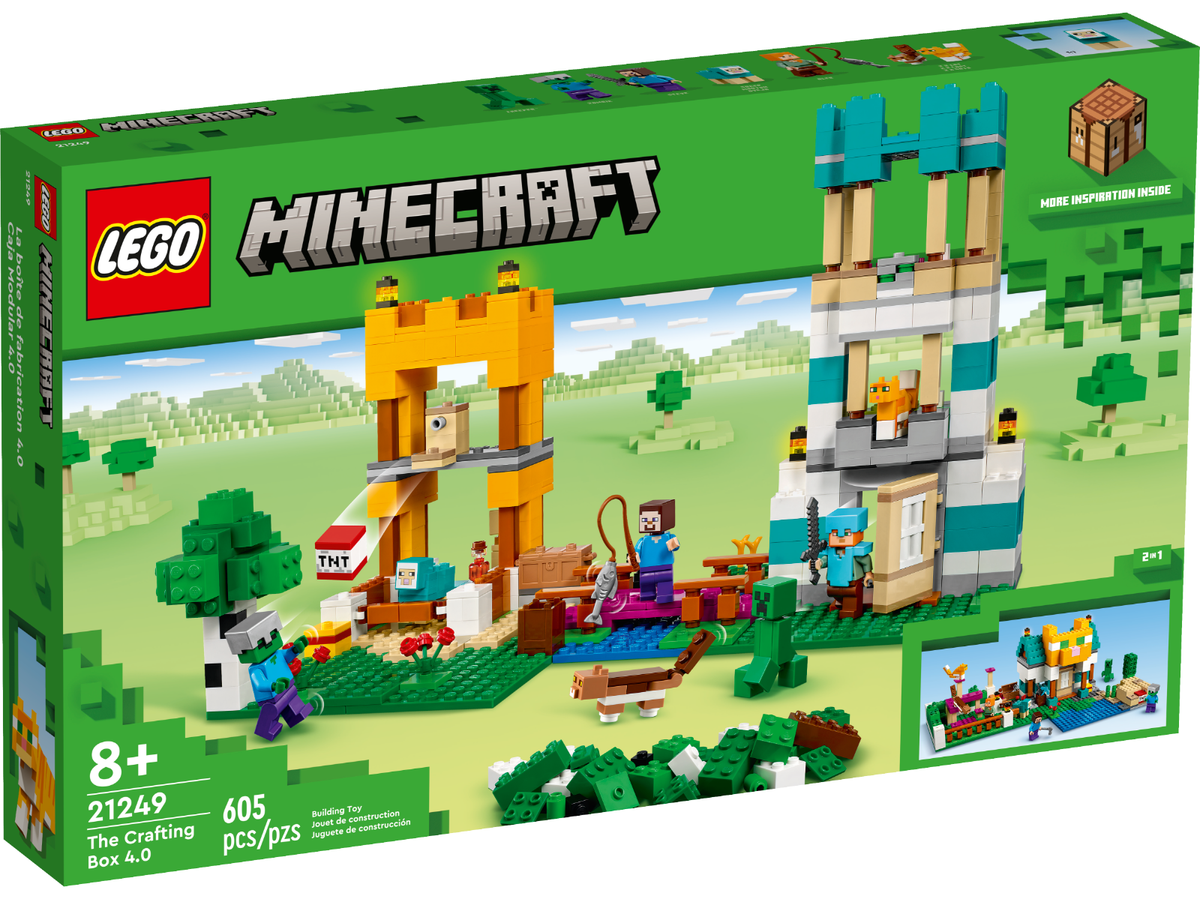 LEGO Minecraft The Crafting Box 4.0 21249 Building Toy Set 605