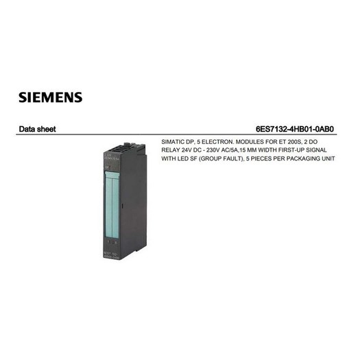 Siemens 6ES71324HB010AB0 IO Module Digital 2 x DO Relay 5A ET200S 000942 - Picture 5 of 8