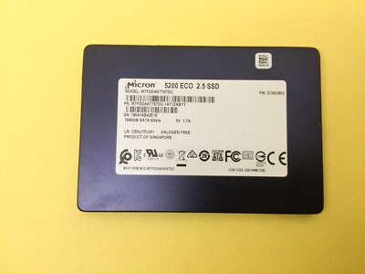 Micron 5200 ECO 7.68TB SATA 6Gb/s 2.5'' 7680GB Enterprise SSD