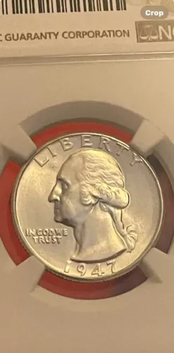 1947 P Washington Quarter Dollar, NGC MS-66 Blaze White Beauty+++++