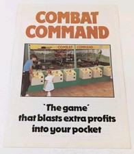 Combat Command Original Advertising Flyer Leaflet PNG Products 1980's