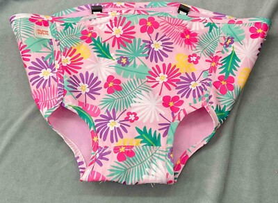 Bright Starts Around We Go Tropical Coral Replacement Part Fabric Seat Cover
