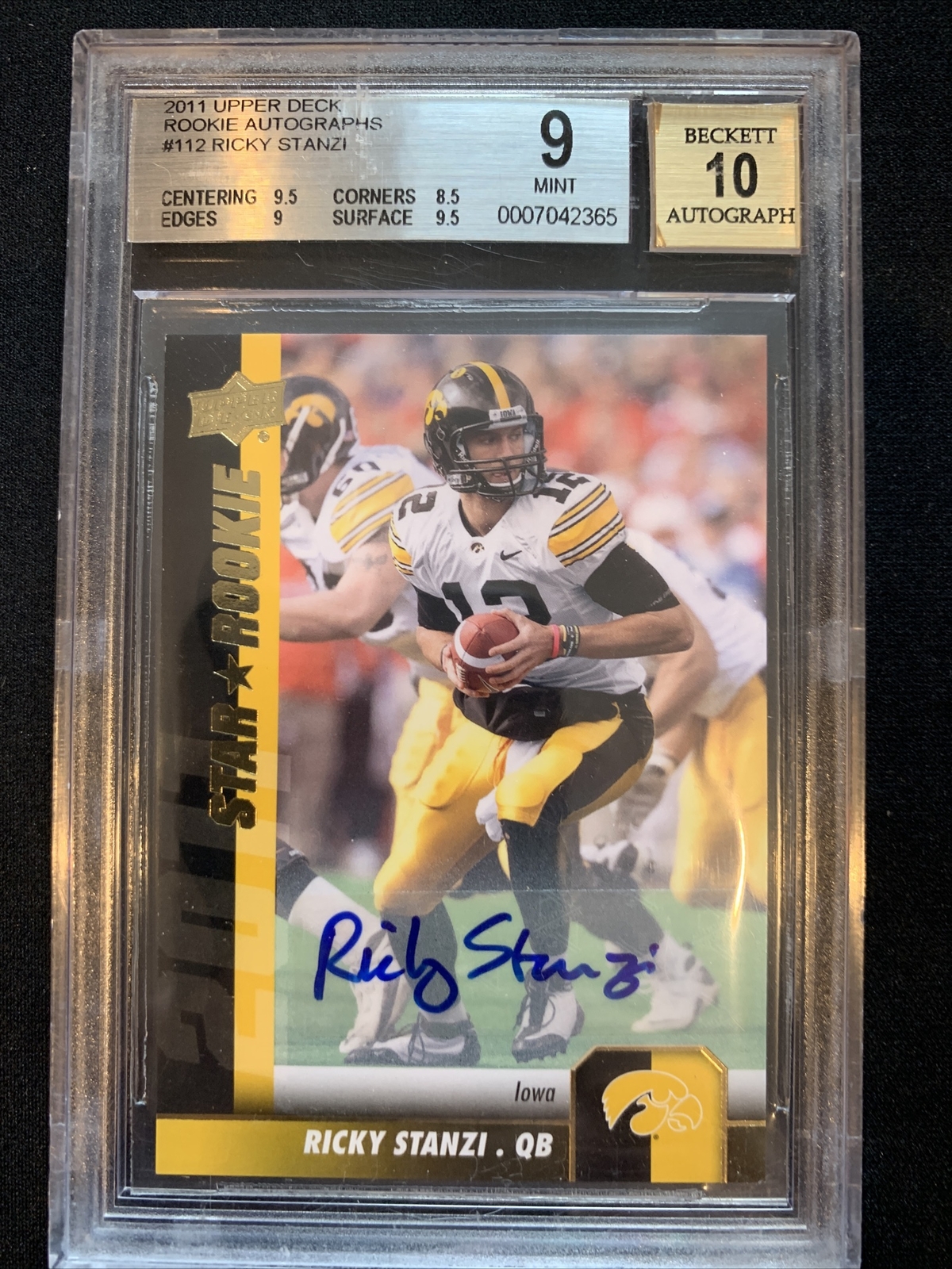 Ricky Stanzi Upper Deck #112 Base