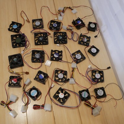 Lot of 22 CPU Fans CPU Cooling 12V - Cooler Master, AMD, Antec, etc.