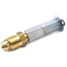 Propane Gas Bottle Cylinder POL Filler Adapter Swivel with None Return Valve