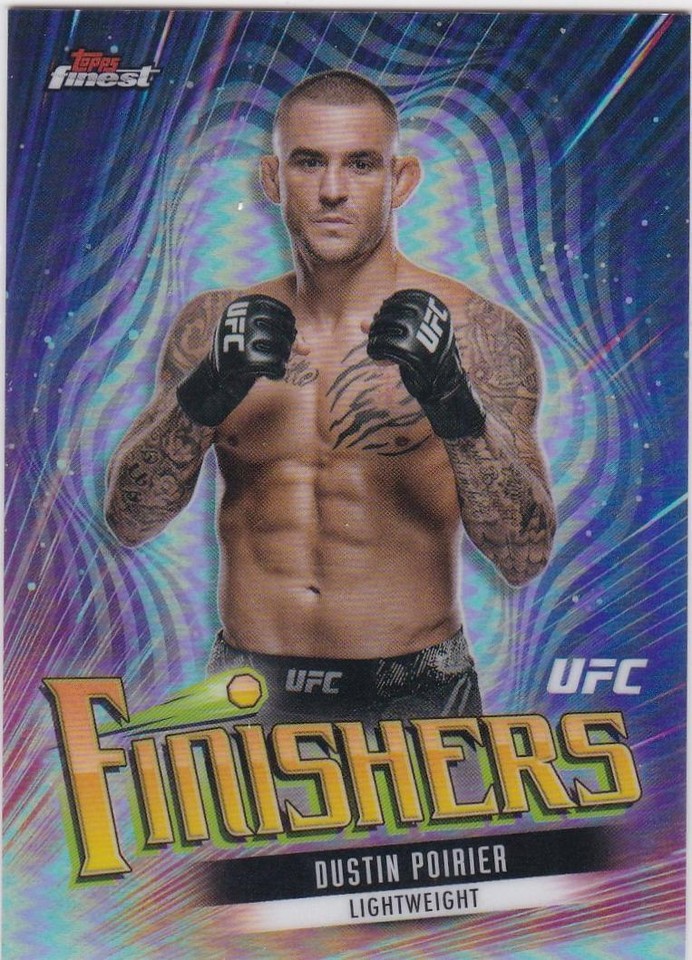 2024 Topps Finest UFC - Dustin Poirier #FIN-5 - 1 of 1