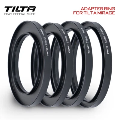 Tilta Filter Adapter Ring 52mm/57mm/62mm/85mm For Tilta Mirage MB-T16 Matte Box