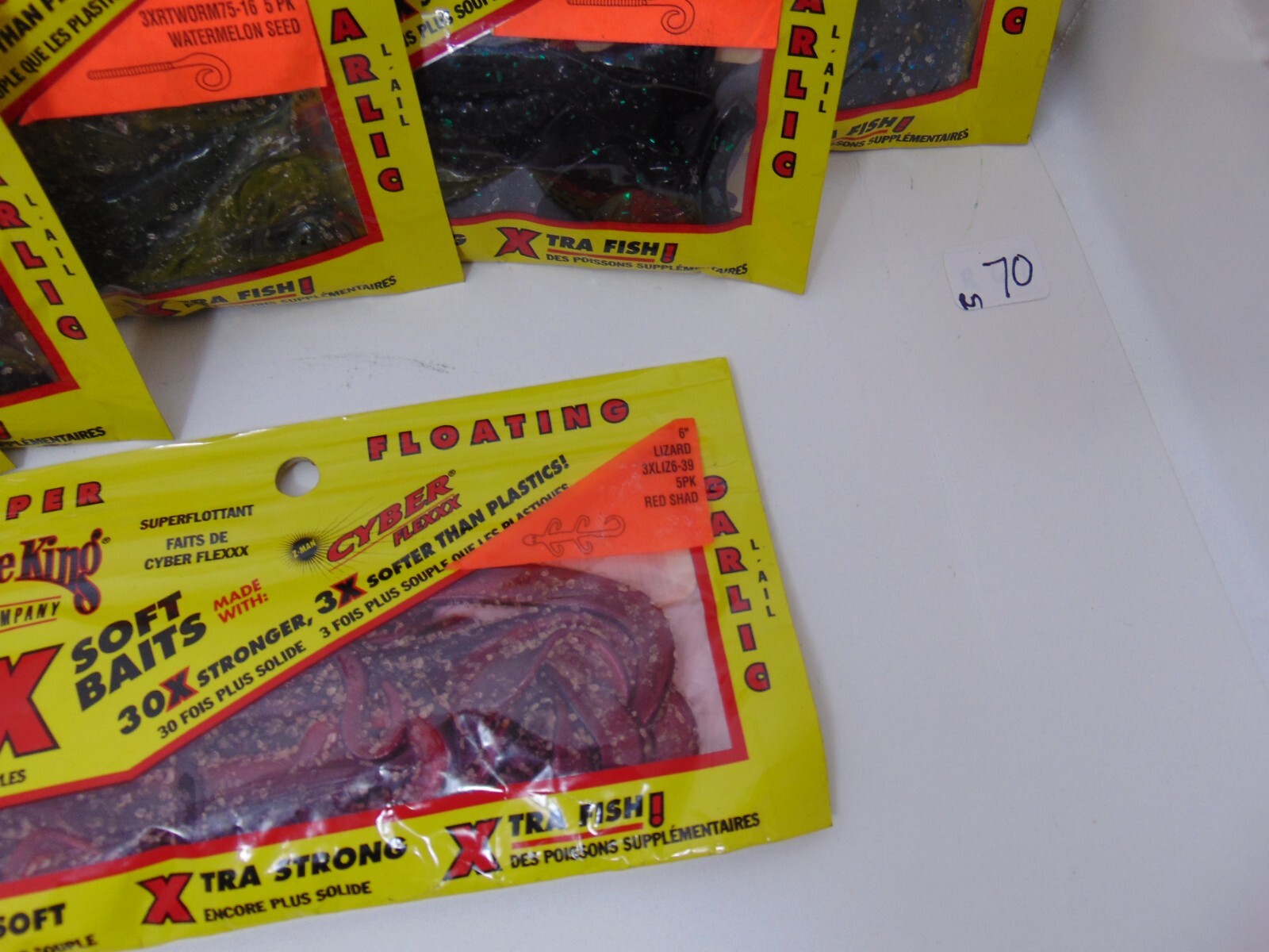 Strike King,  Fishing Soft Baits  Lot ,   SALT FLOATING BAITS LOT OF 11 PACKS - Image 4