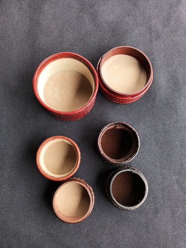 3x Life of Riley Quality Lined Lidded Leather Boxes Display Jewellery Gifts - Picture 3 of 7