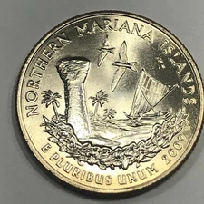 2009 D - Northern Mariana Islands U.S. Territorial Quarter Dollar 