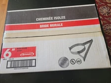 Selkirk / Supervent  Chimney 6" Pipe Wall Support #JSC6WB Stainless Steel  UL