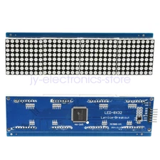 HT1632C Display + MCU Dot Matrix Module Red Led 3208 Replace MAX7219