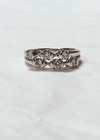 18k WG Diamond Ring Double Band .40 tcw. 3.13 gr. White sparkling Dias, Sz. 4.5 — photo 2