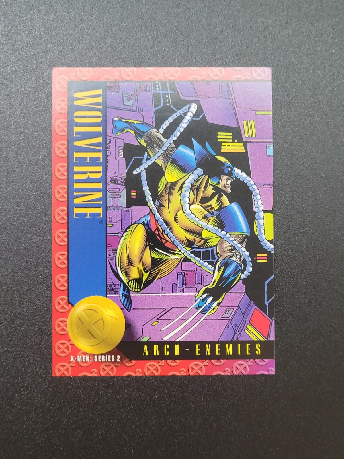 1993 Skybox Marvel X-Men Series 2 - WOLVERINE #49 Arch-Enemies