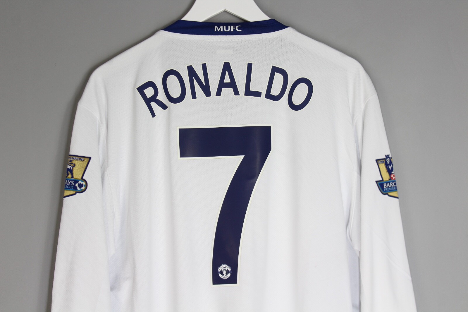 MANCHESTER UNITED 2008 2009 AWAY SHIRT JERSEY #7 RONALDO XXL UCL