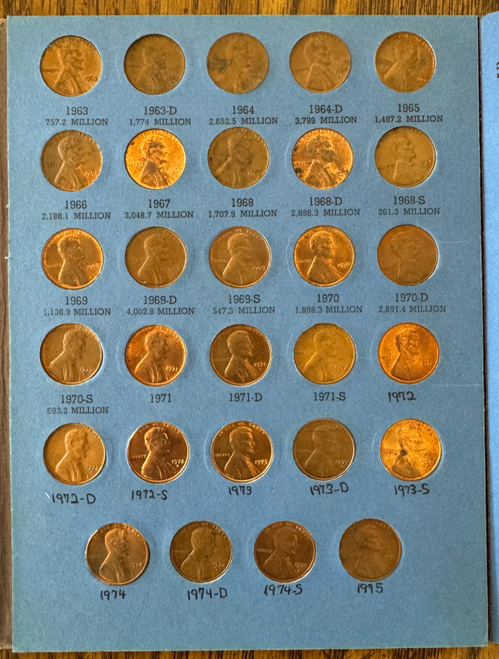 COMPLETE Lincoln Head Cent Collection Starting 1941 Number Two No. 9030