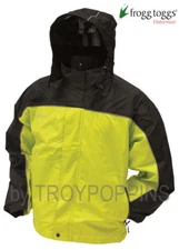 1-FROGG TOGGS RAIN GEAR-NTH65125 JACKET HIGHWAY TOADZ MOTORCYCLE RIDING WET WEAR