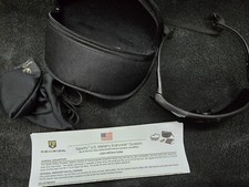 Kit de lunettes de sécurité noir Sawfly militaire révision avec lentille transparente régulière NEUF