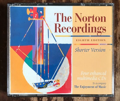 THE NORTON RECORDINGS 4 Enhanced CDs M-NM New York Philharmonic BOOK Companion