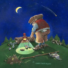Ceramic Backsplash Tile Mural Comical Fun Funny Kitchen/Bathroom - Golf Fanatic