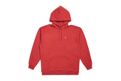 BRIXTON B-SHIELD INTL HOODED SWEATSHIRT NEU LAVA RED GR: M BRIXTON SUPPLY