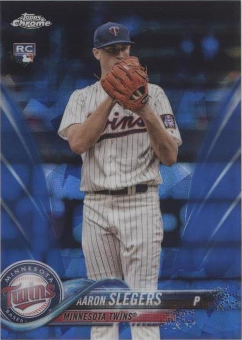 2018 Topps Chrome Sapphire Edition - Aaron Slegers #277 - 1 of 1