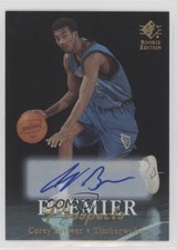 2007-08 SP Rookie Edition Premier Prospects 1994-95 Design Corey Brewer Auto 9cf
