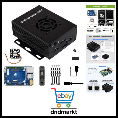 Mini Base Board, Mini-WaComputer Designed for Raspberry Pi Compute Module 5 N...