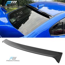 Fits 15-21 Subaru Wrx 4dr Ikon Rear Window Roofline Roof Spoiler Abs Gloss Black