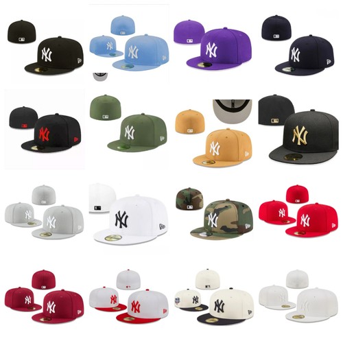 New York Yankees Basic MLB Era Baseball Hat 59fifty Fitted Hat Cap 