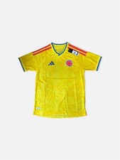 Camiseta de Aficionado al F tbol de Colombia 2026 Estilo Jer Amarillo