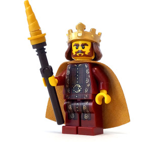 LEGO Castle King Nobleman Prince Knight Minifigure Kingdoms Classic Medieval CMF